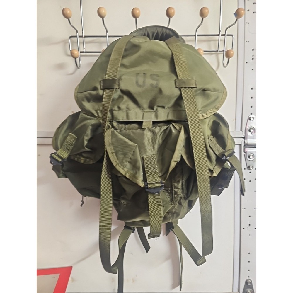USGI Large ALICE Field Pack No Frame Complete Combat Backpack Rucksack Green