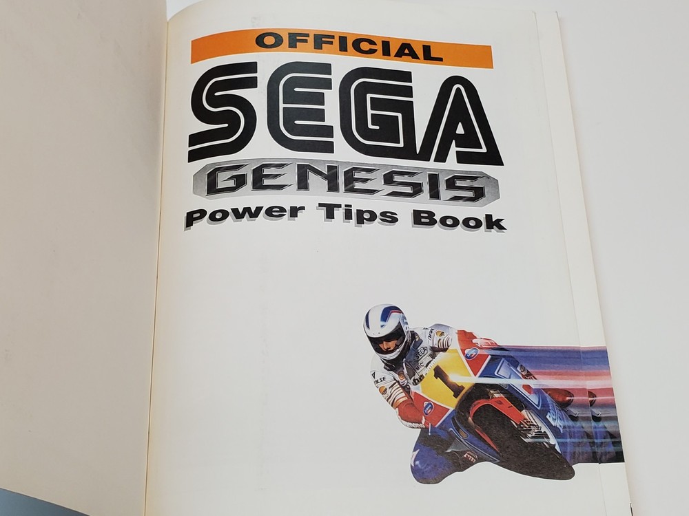 Sega Genesis Official Power Tips Book Guide Book ***