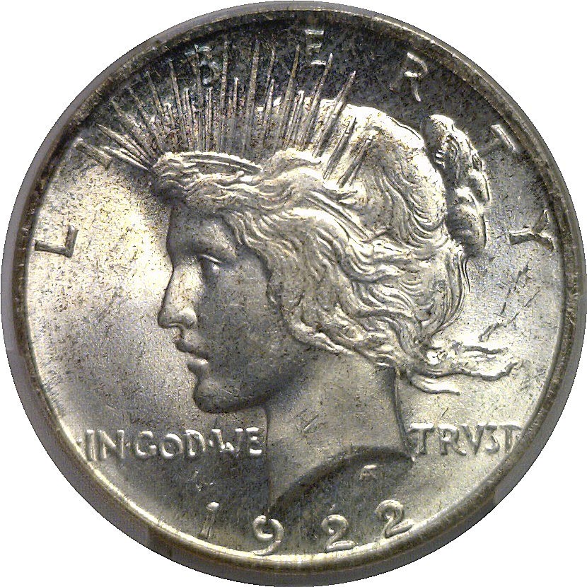 1922-D Peace Dollar PCGS MS-65