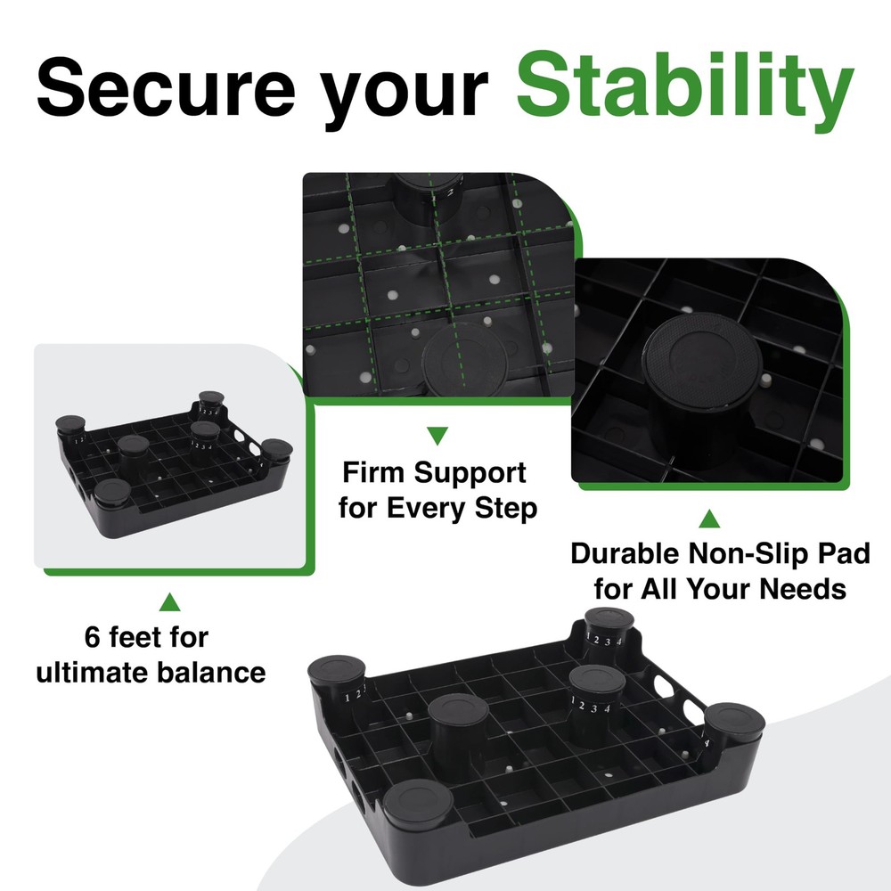 COOL-ANGLE Adjustable Step Stool High Beds SUV Non-Slip Mobility Platform Senior