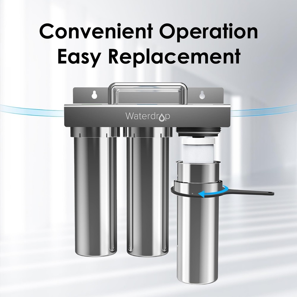 Waterdrop C3 Under Sink Carbon Water Filter TST-UF Replacement