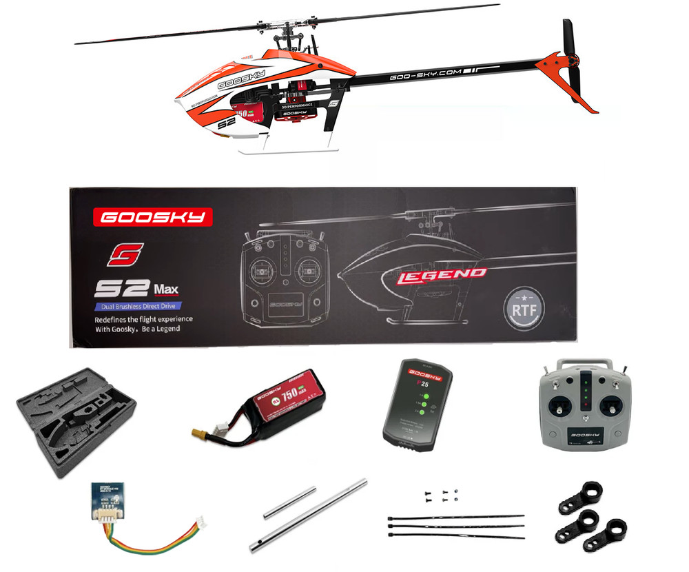 Goosky S2 Max Micro Electric RC Helicopter - Remote Control Helicopter Unassembl
