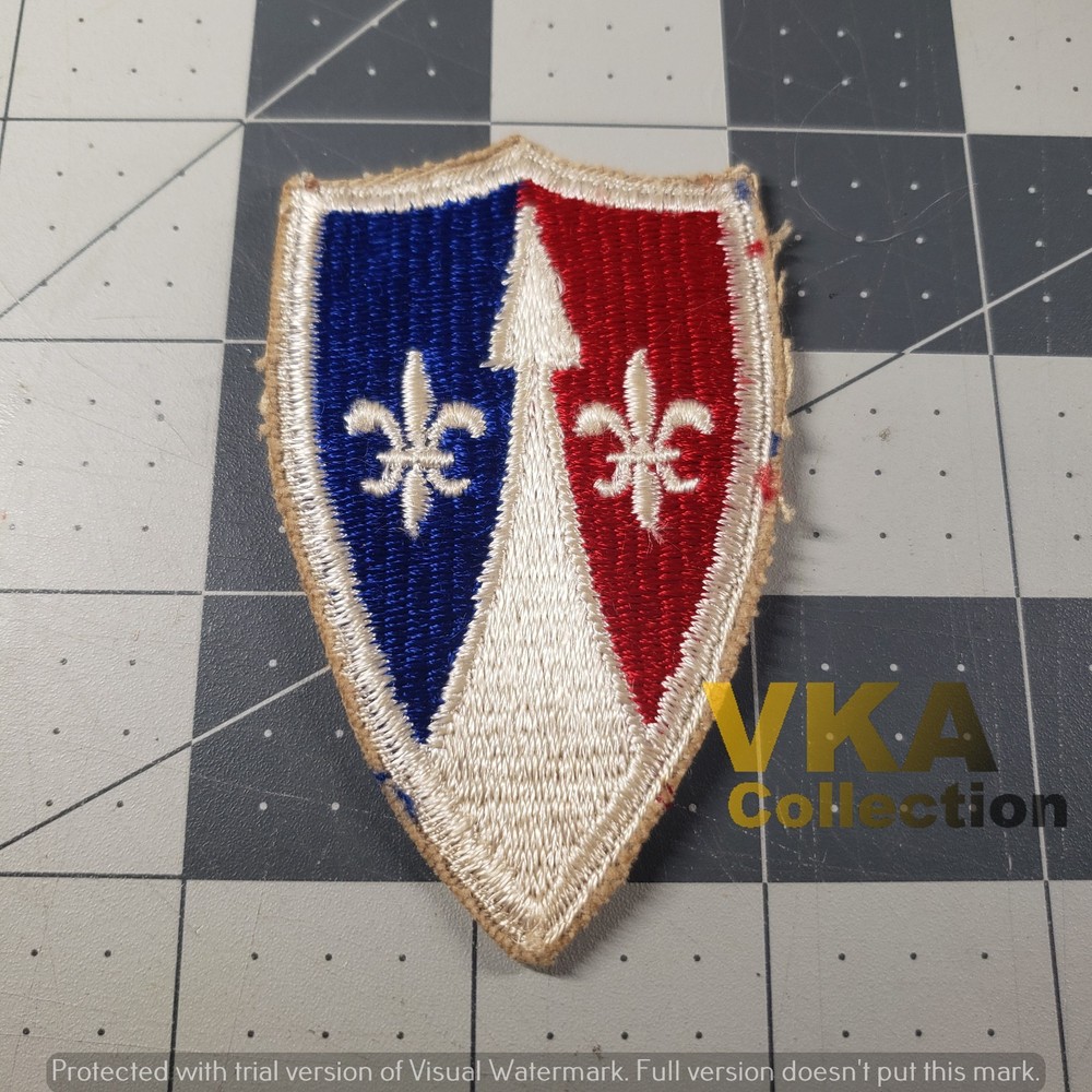 Cut Edge WWII COMZ European Communication Zone Patch