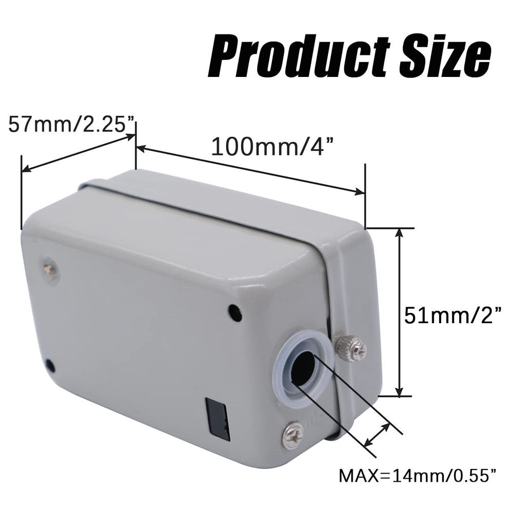 AC 220V/380V Push Button Switch On/Off Start Stop Switch 3 Phase Self Lock Elect