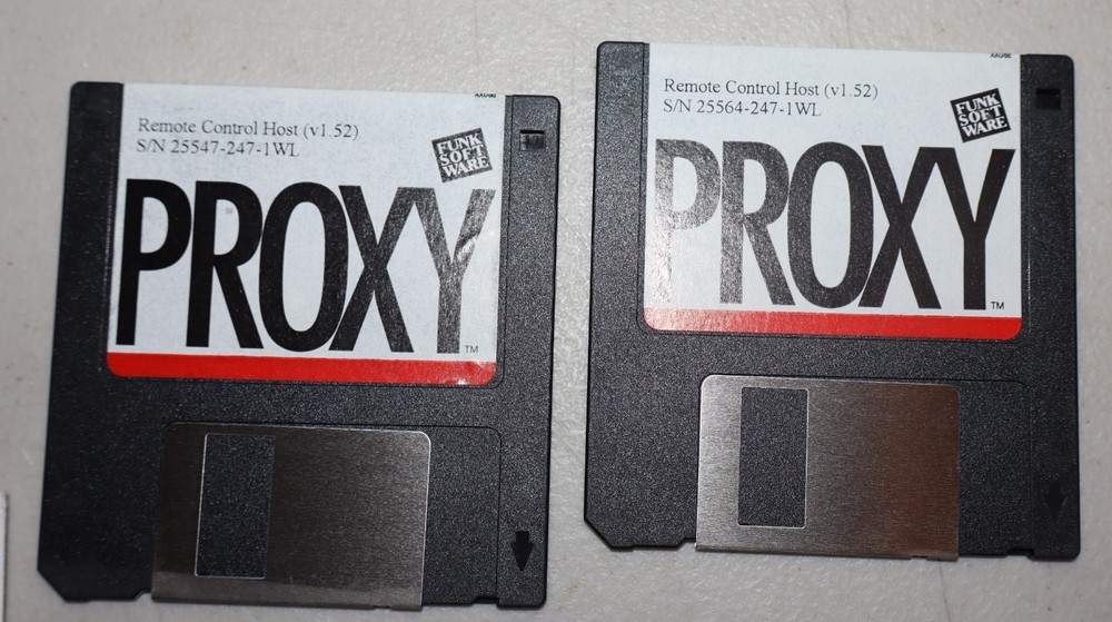 Wander Link & Proxy Floppy Discs Funk Soft Ware