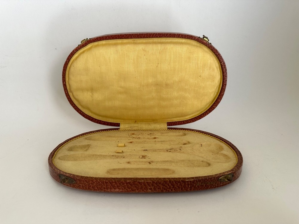 Antique Vintage Sewing Travel Empty Box