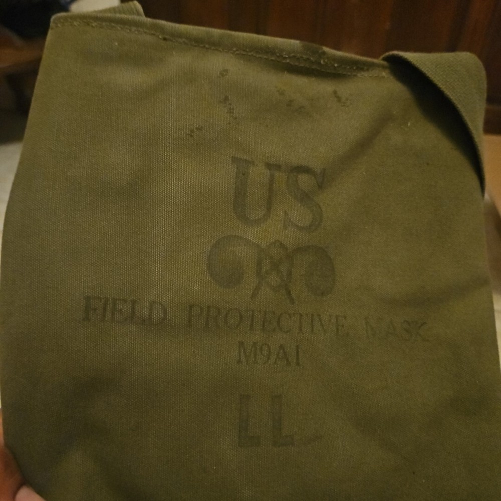Army Field Protective mask Canvas Bag Only (N9A1)