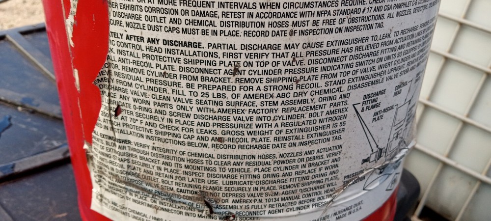 Amerex Model VH25ABC Vehicle Fire Suppression System