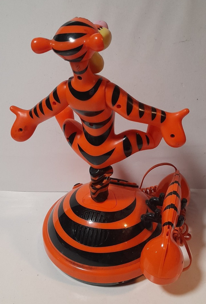 Disney Tigger Animated Telephone Corded Vintage-Untested