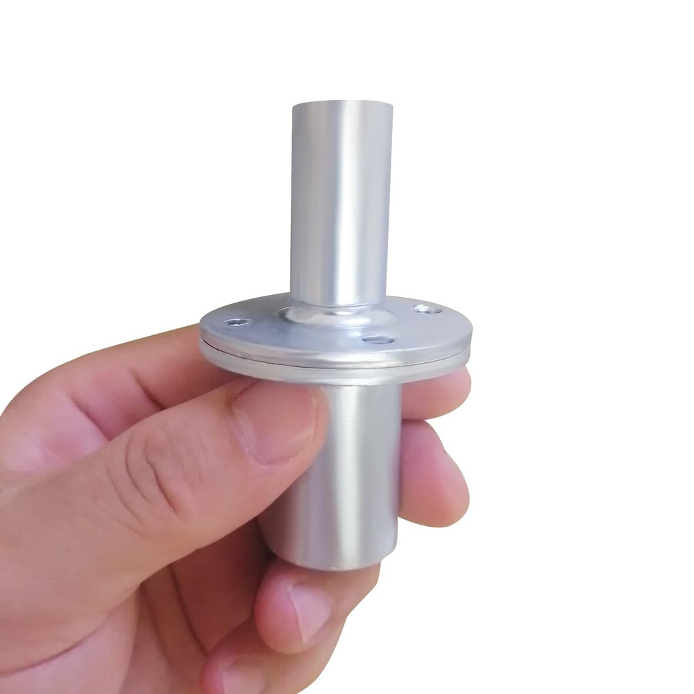 2 Sets M20 Metal Bed Post Connector T-Nut Screw-in Butt Nut Hardware Fitting
