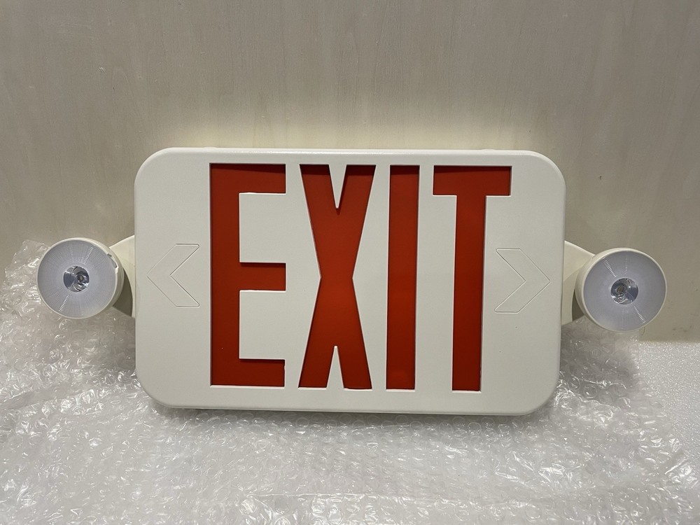 NEW Freelicht LED Exit Sign Emergency Light Combo