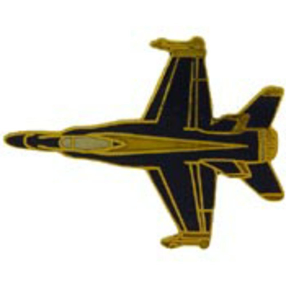 EagleEmblems P18100 PIN-B/A,FA-018 Hornet (TOP View) (1.5'')