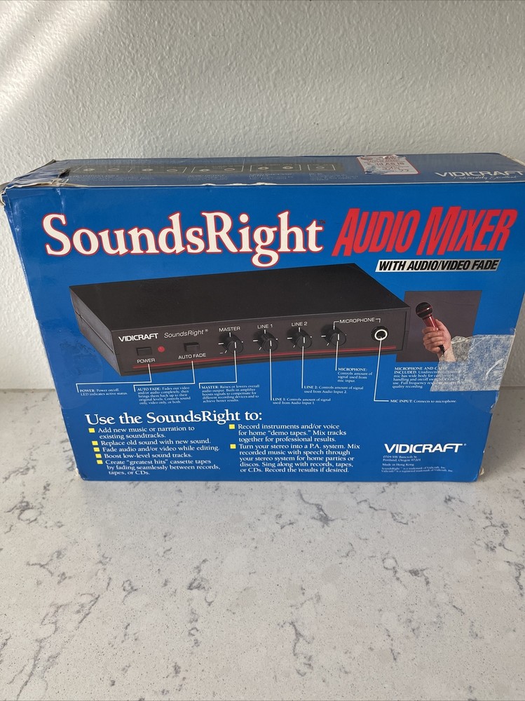 Vidicraft SoundsRight Audio Mixer