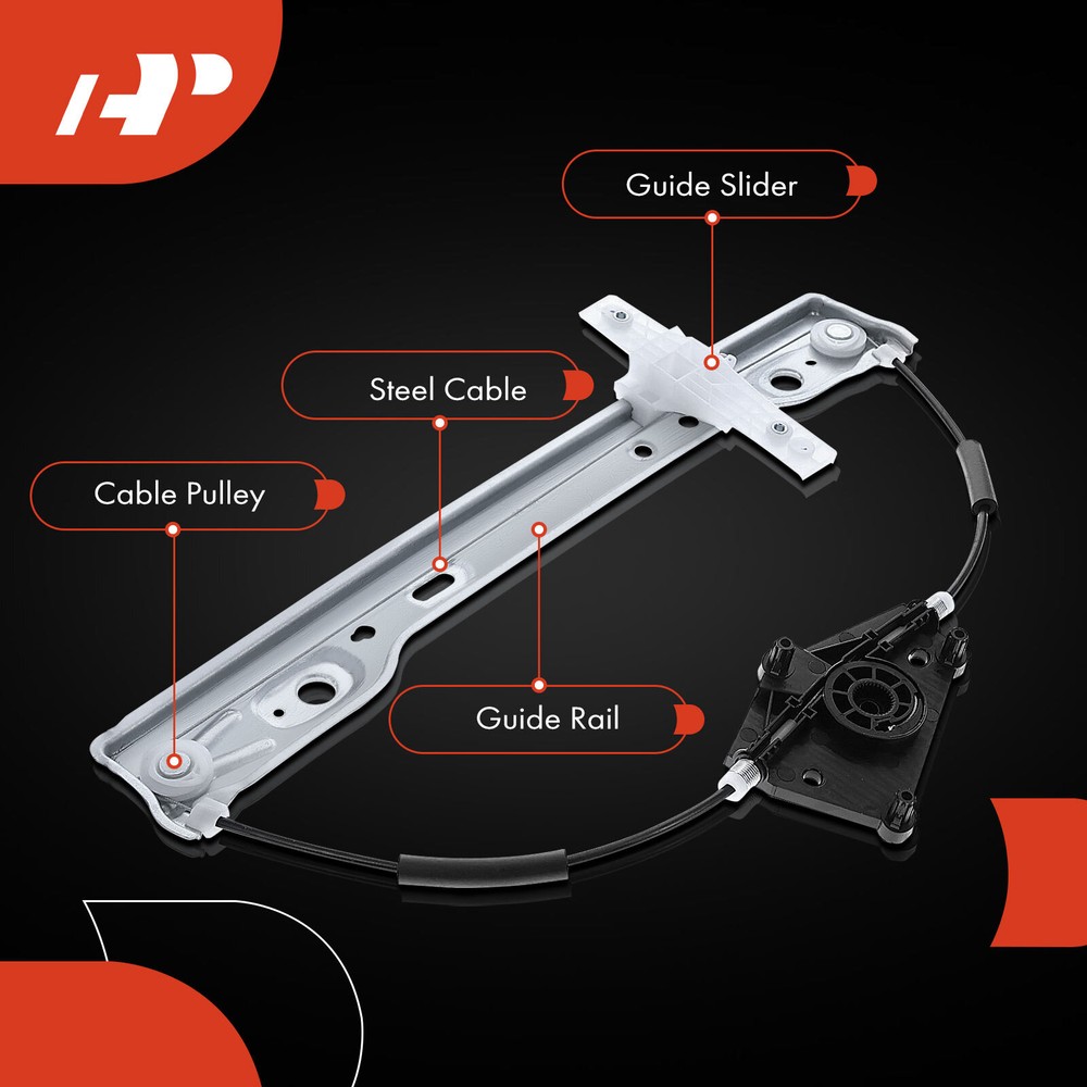 A-Premium Front Driver Side Power Window Regulator for Jeep Gladiator 2020-2024