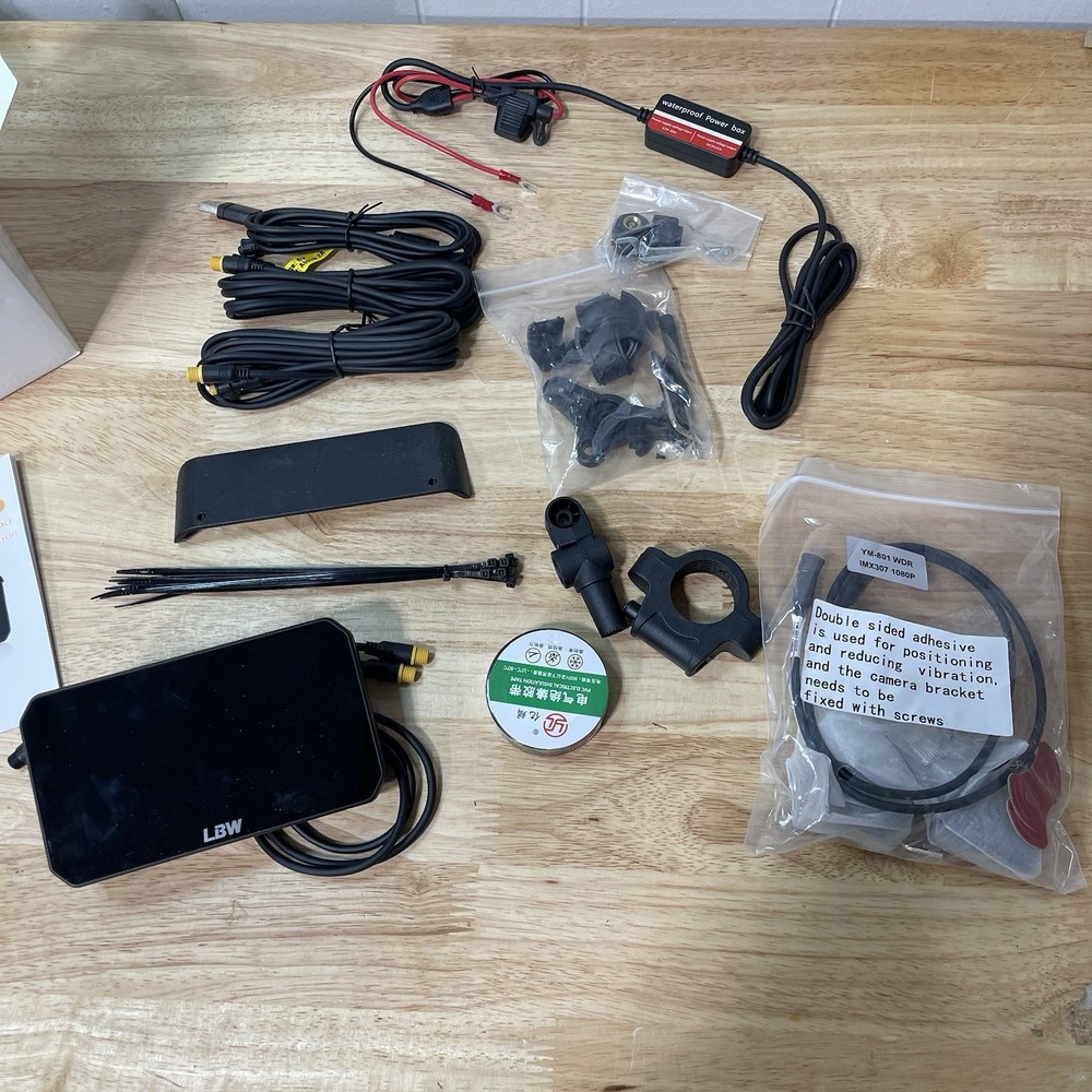 Waterproof Motorcycle Navigation GPS Wireless Carplay Android Auto Screen / TPMS