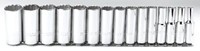 12-Point Deep Socket Set 15-Piece 1/2" Drive