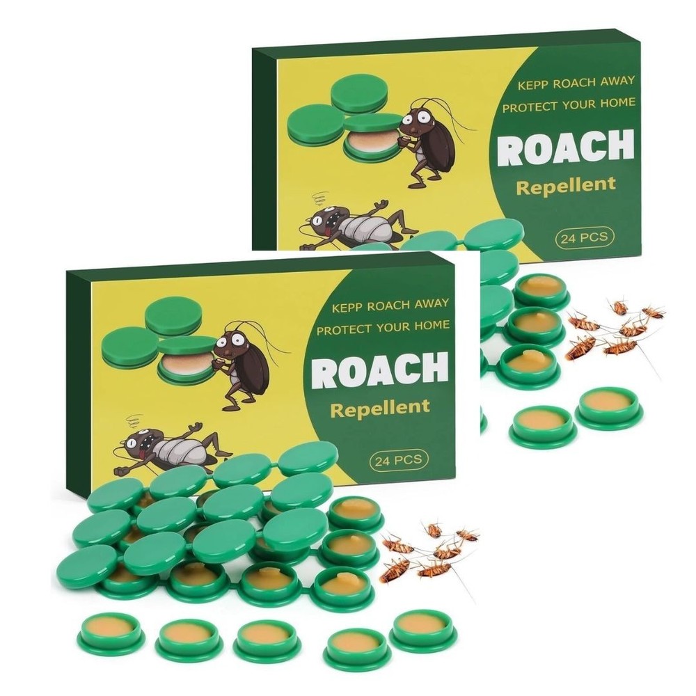 2 Pack Cockroach Gel Bait Roach Killer Powerful Roach Repellent Bait Trap`sealed
