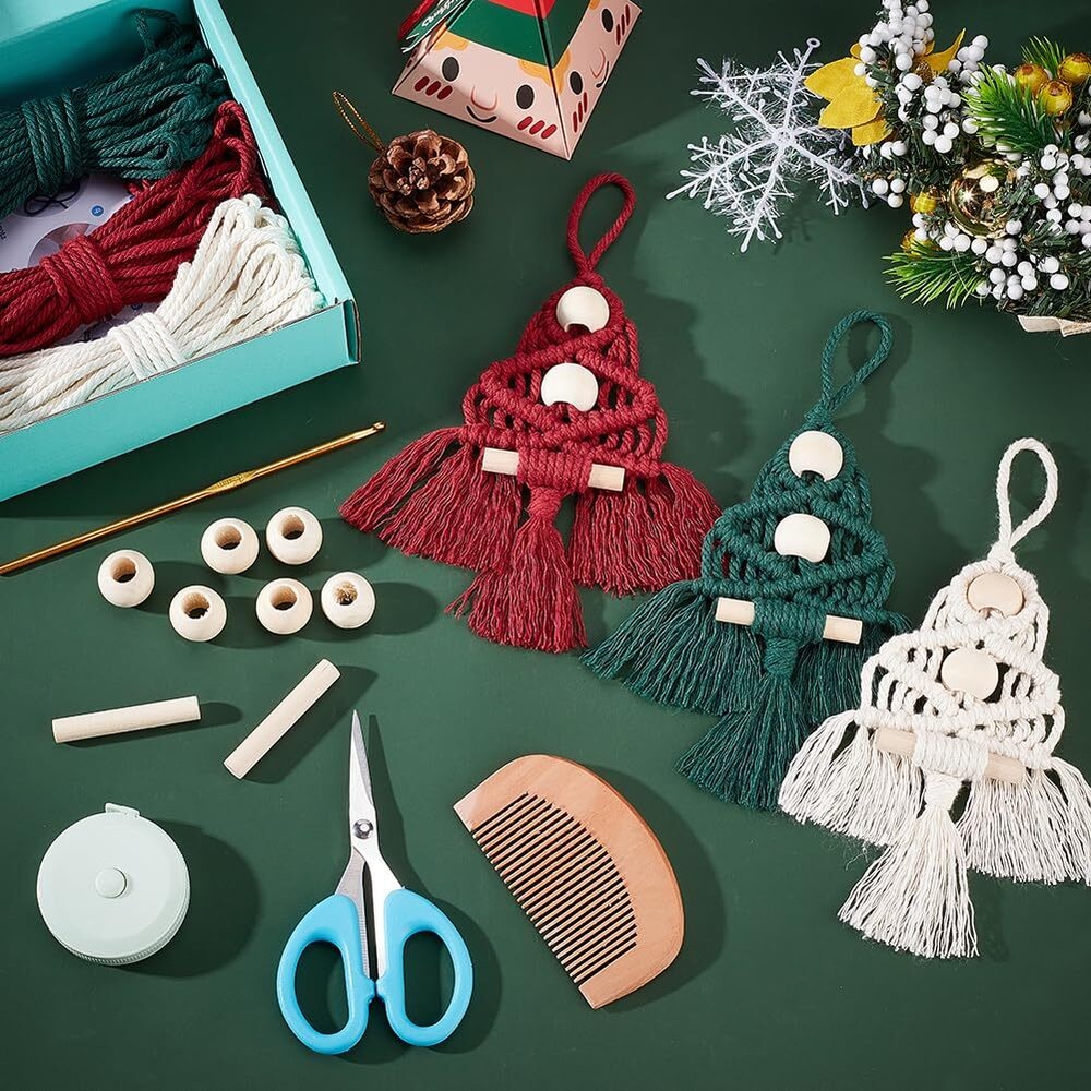 DIY Christmas Macrame Tree Christmas Tree Macrame Kit for Adults Macrame DIY ...