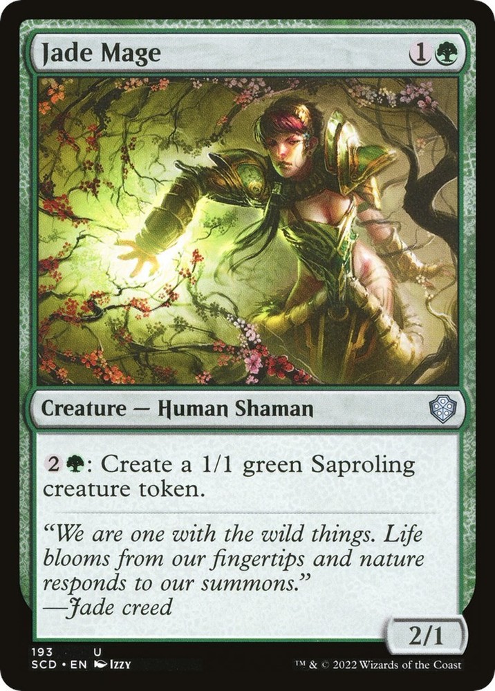 Jade Mage Starter Commander Decks 193 MTG LP