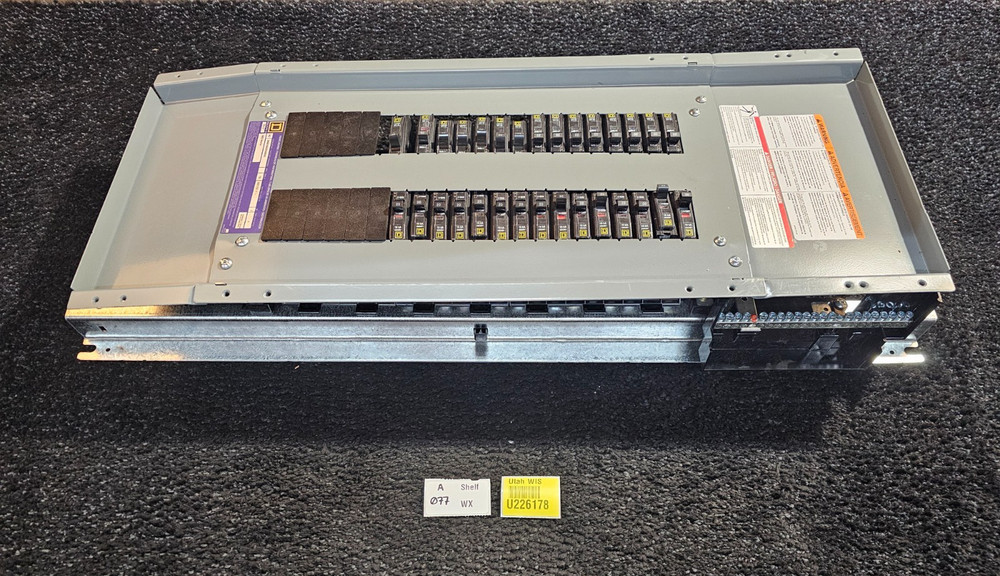 Square D Panelboard Interior NQ 3-Phase 4-Wire Circuit Configuration Aluminum