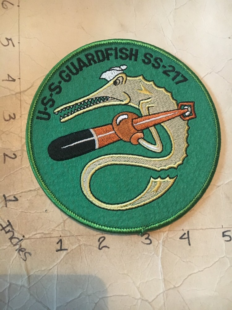 US NAVY USS Guardfish SS-217 Submarine Patch 8/1/25