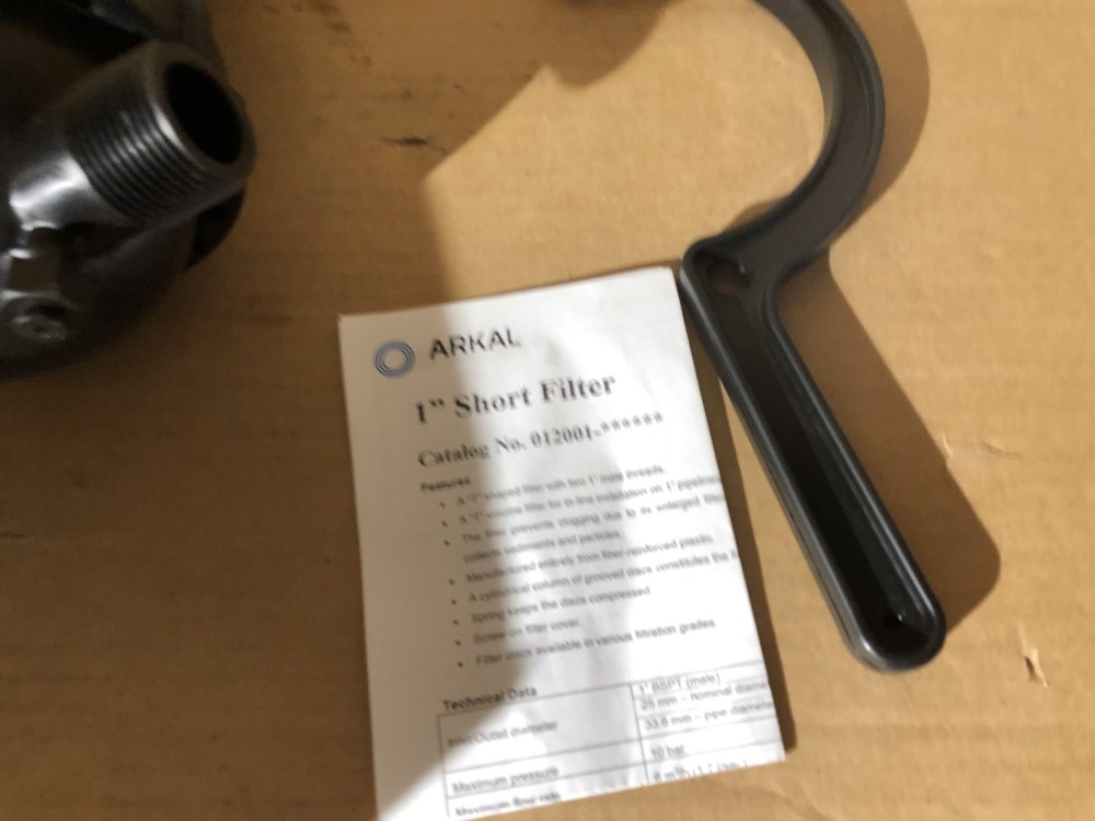 Arkal 1 " Disc Filter 140 Mesh New