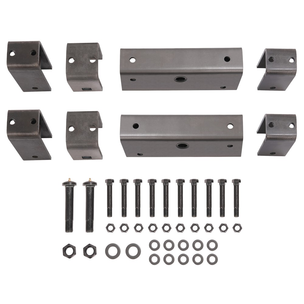 2" Slipper Spring Tandem Axle Hanger Kit w/ 2 Equalizer Bolts For Trailer