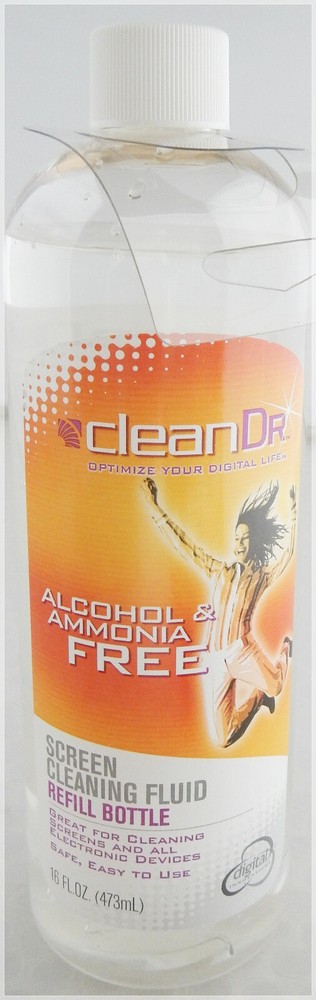 16 OZ Bottle CleanDr DeIonized w Polymers Screen Electronic Device Cleaner Fluid