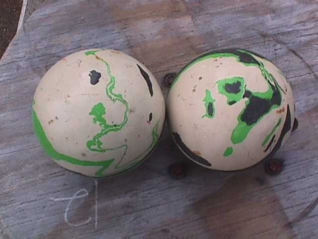Ebonite Tornado Duckpin Bowling Balls