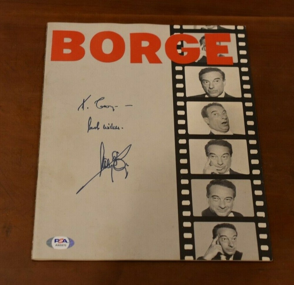 Rare 1965 VICTOR BORGE Signed Comedy In Music Program-PSA Authenticated