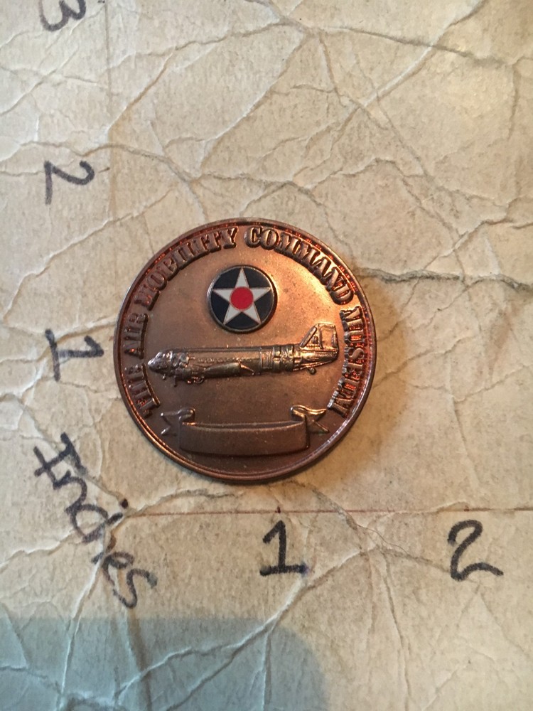USAF Air Mobility Command Museum engravable Challenge Coin 9/9/25