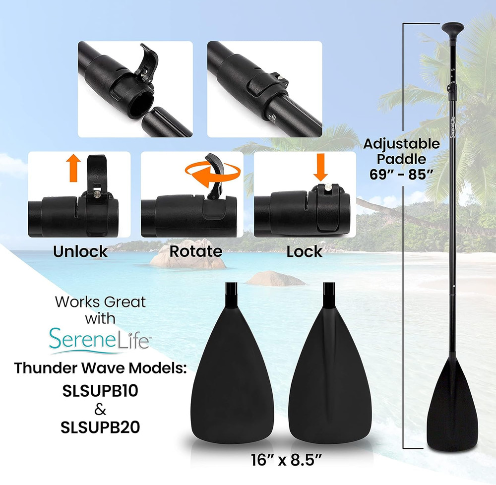 Stand up Paddle-Board Adjustable Paddle - Adjustable Water Paddle Oar for SLSUPB
