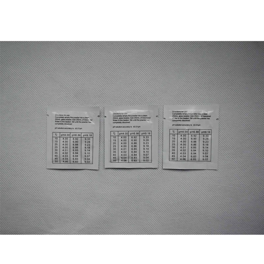 15 Pack pH Buffer Powder Calibration Solution 4.01 6.86 9.18 for Meter Tester