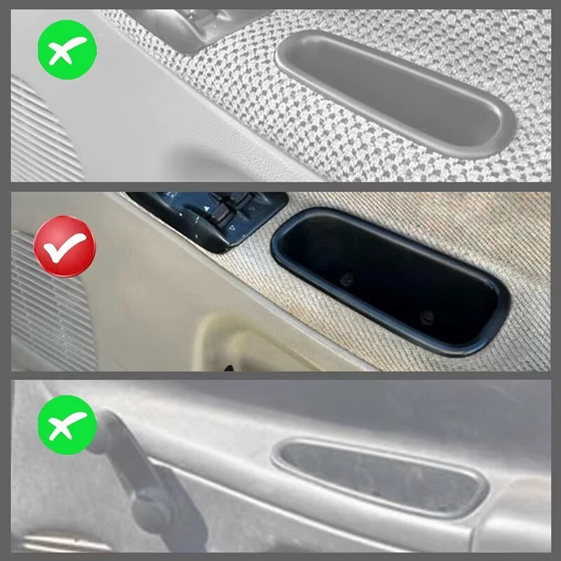Pair For 1994-2001 Dodge Ram 1500 2500 3500 Front RH LH Door Pull Handle Cup