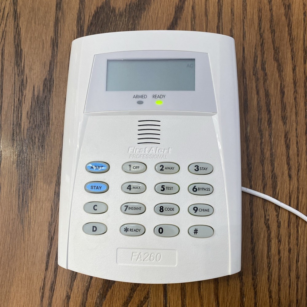 First Alert FA260KP Security System Keypad Console