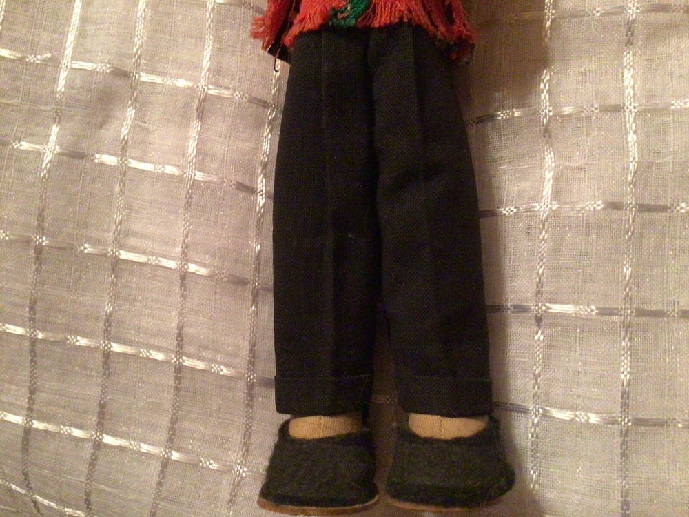 FOLK ART PERUVIAN PIPER DOLL