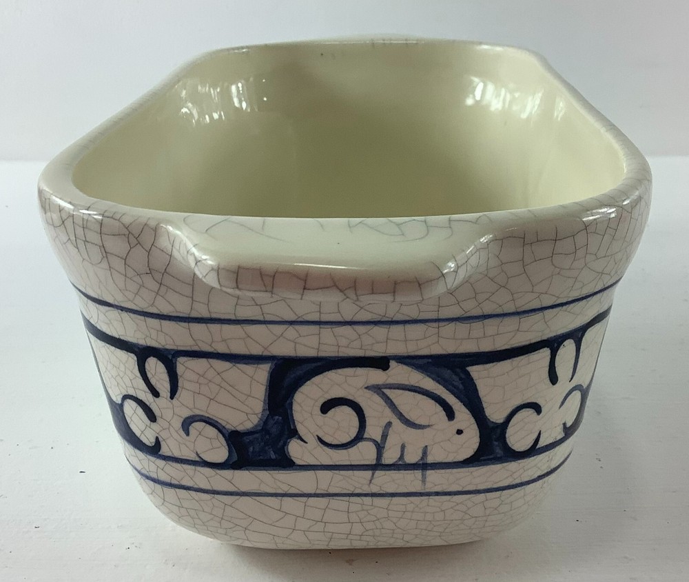 Dedham Pottery Bunny Rabbit Ceramic Loaf Pan