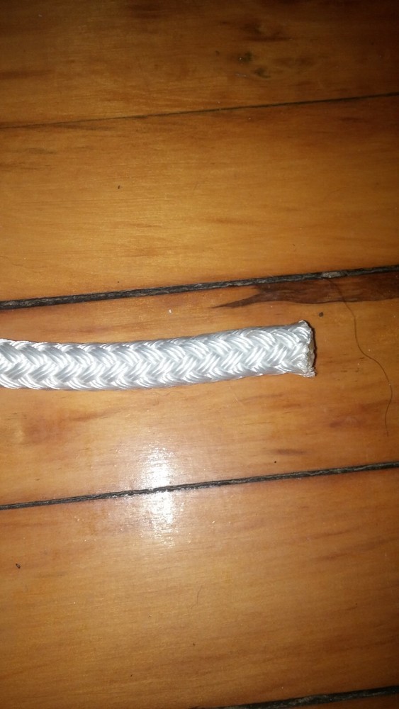 New England Ropes Sta-Set Polyester double braid, 1/2" x 100'