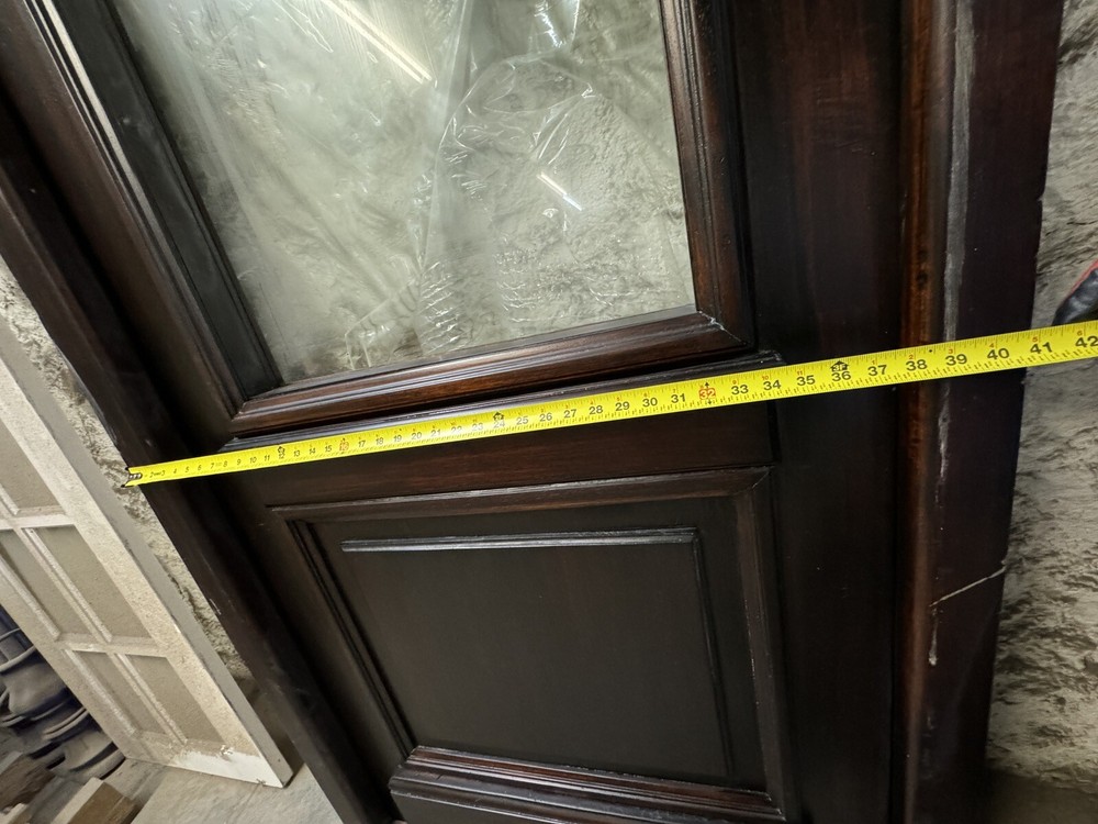 Single Entry Door With Clear Glass