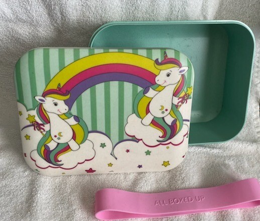 All Boxed Up Rainbow Unicorn Eco One Friendly Container Lunchbox