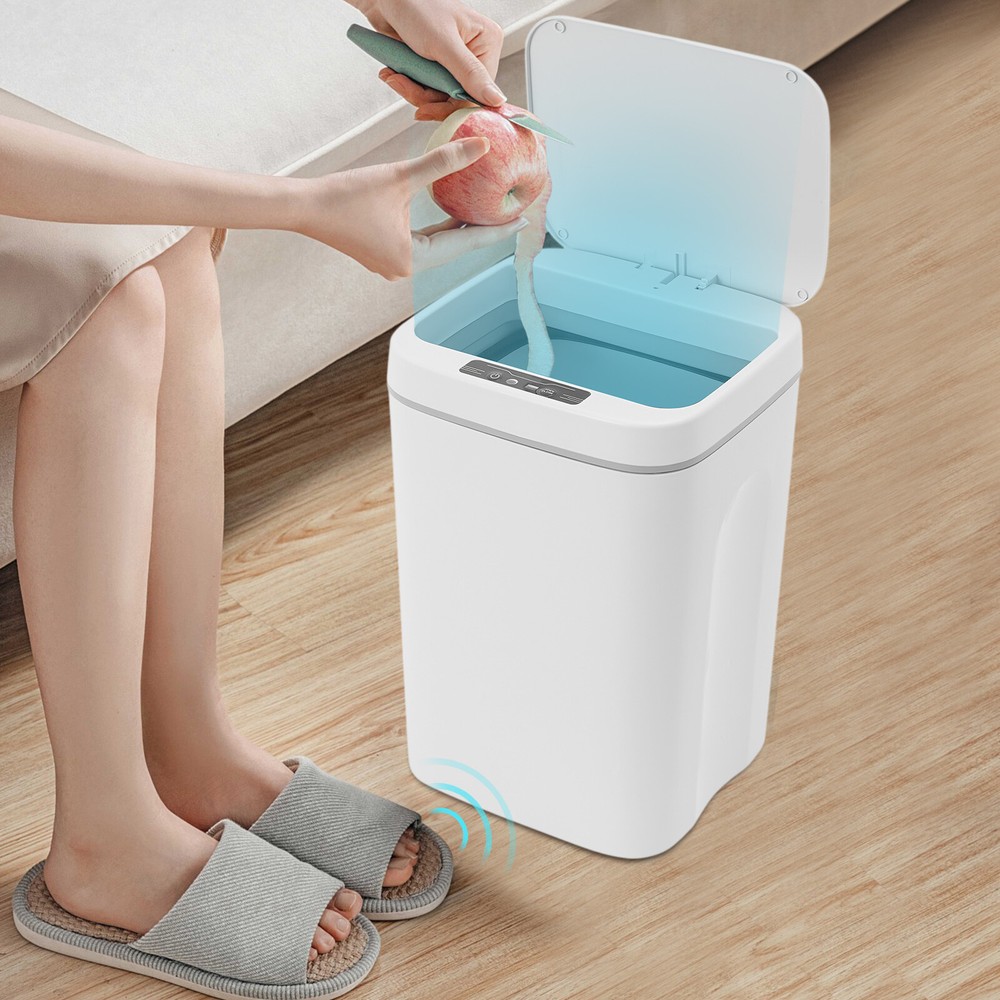 Touchless 4.23 Gallon Automatic Motion Sensor Smart Trash Can Bathroom Trash Can