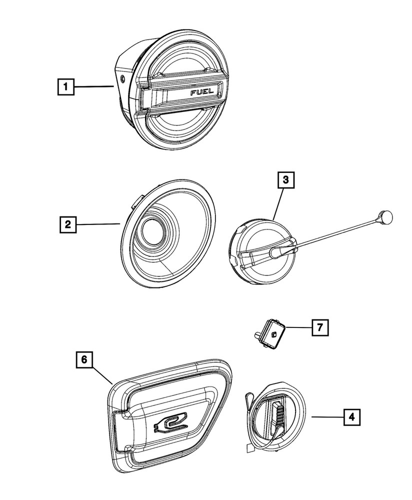 Genuine Mopar Connector Cap 68467792AA