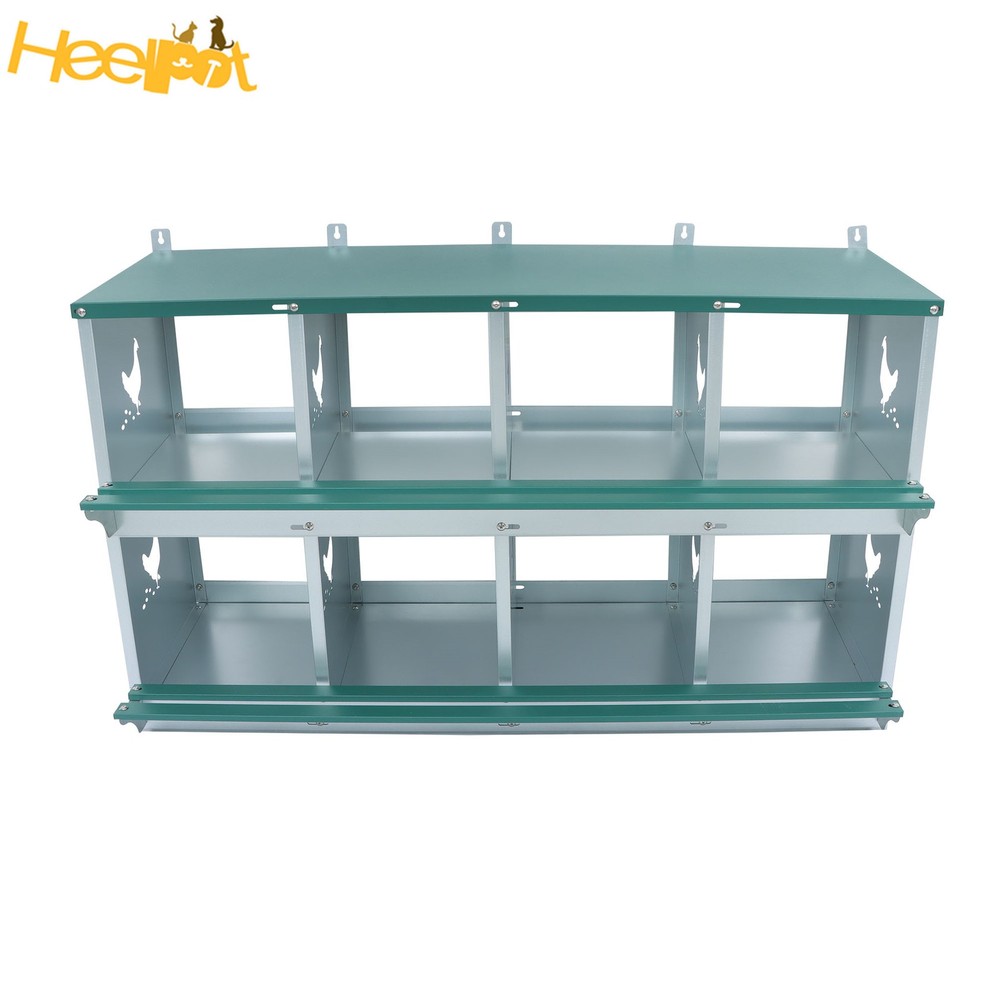 8 Holes Compartments Chickens Egg Laying Box High Quality Materials Nesting Box