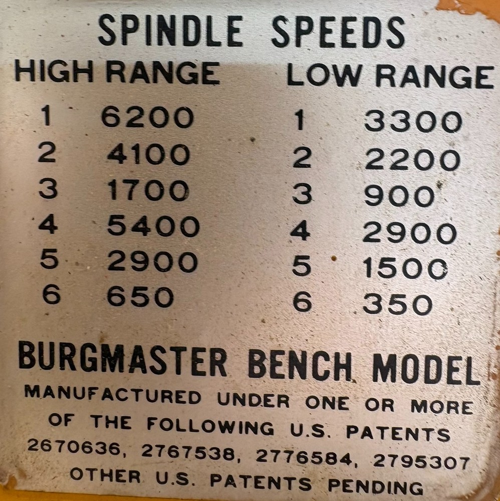 Burgmaster 6 Spindle Drill Press