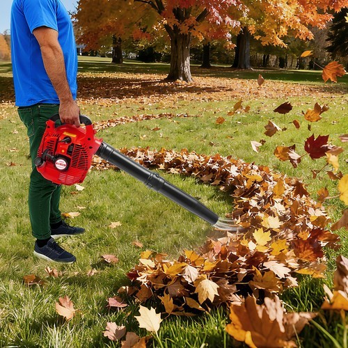 25.4CC 2-stroke Handheld Leaf Blower Gas Powered Leaf Blower 7000rpm