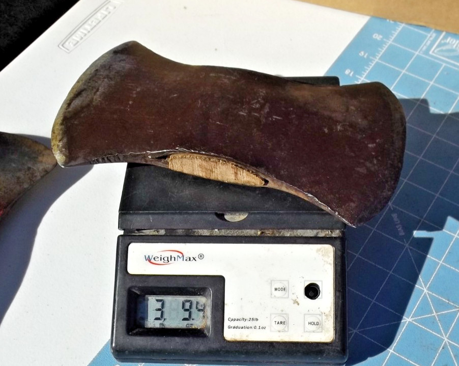 Used Vintage Double Bit Half Peeling Axe 3 Lbs. 9 oz