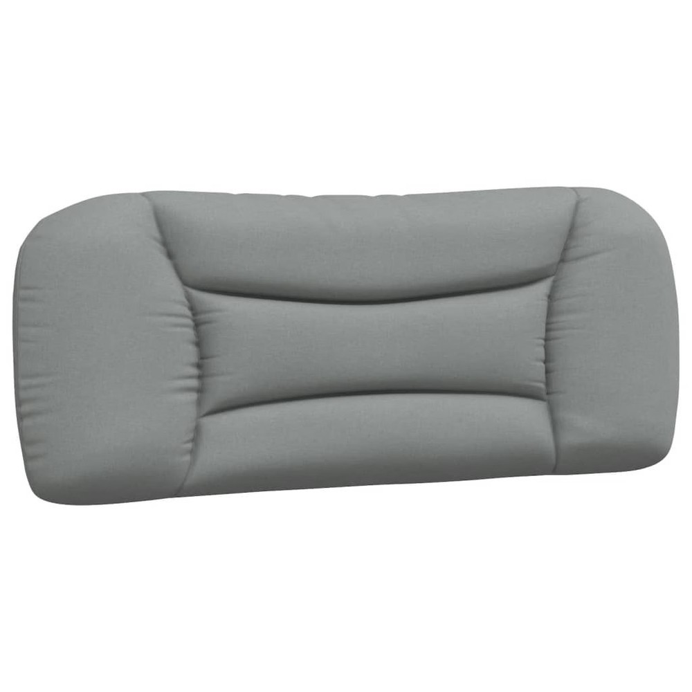 Headboard Cushion "Hvar" Light Gray 39.4" Fabric