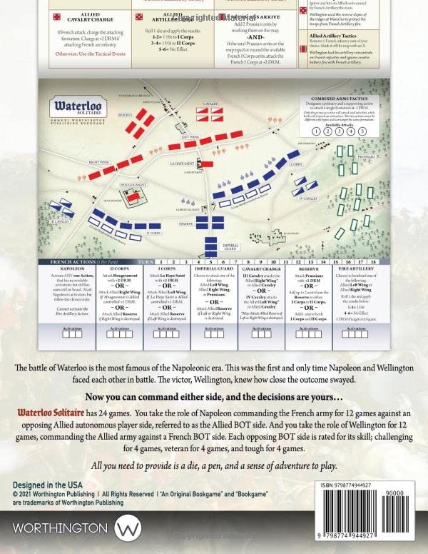 Waterloo Solitaire: An Original Bookgame