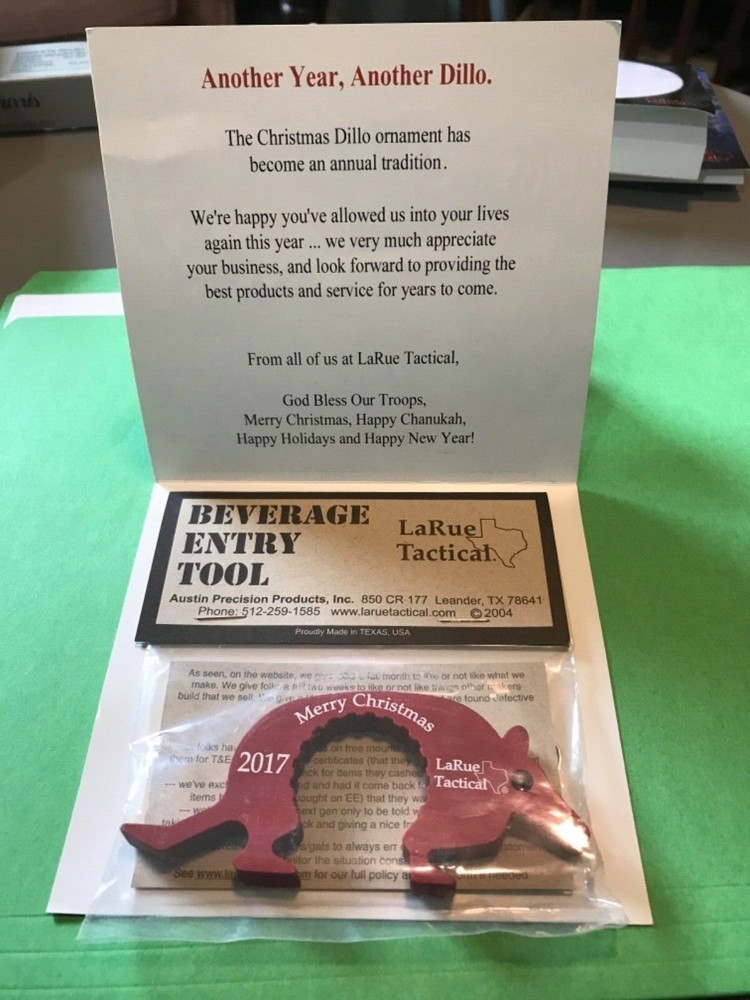 LaRue Dillo Tactical Beverage Entry Tool Christmas 2017 Unopened!