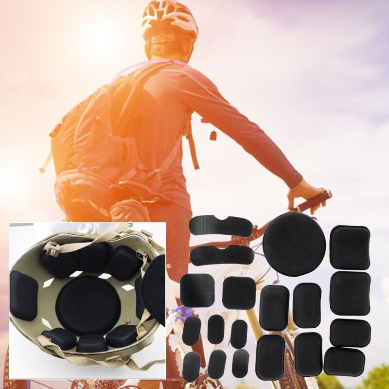 Helmet Padding Foam 19Pcs Replacement Pads Universal Helmet Foam Pad